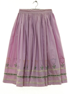 1960's Womens Square Dance Skirt