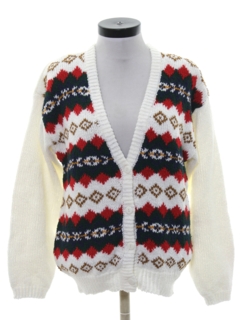 Womens Vintage 80s Cardigan Sweaters at RustyZipper.Com Vintage Clothing