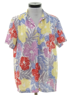 1980's Womens Hawaiian Style Shirt