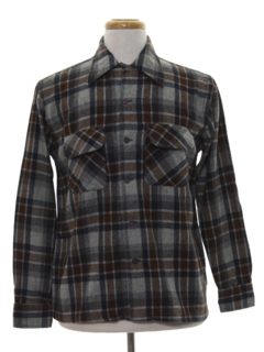 1980's Mens Flannel Board Shirt