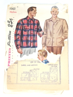 1940's Mens Pattern