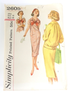 1950's Womens Pattern