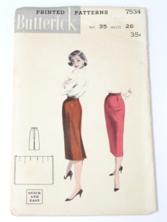 1950's Womens Pattern