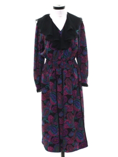 1980's Womens Diane Freis Desginer Dress