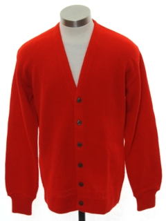 1960's Mens Cardigan Sweater