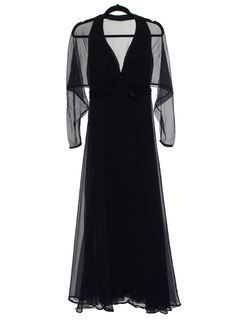 1970's Womens/Girls Maxi Prom Or Cocktail Dress
