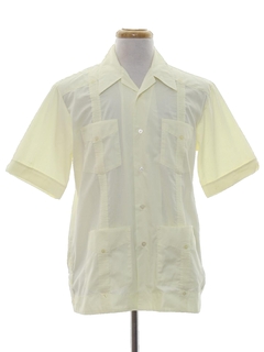 1980's Mens Guayabera Shirt