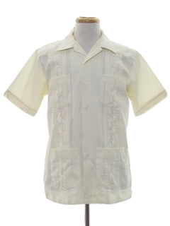 1980's Mens Guayabera Shirt