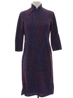 1970's Womens Cheongsam Dress