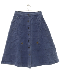 1980's Womens Denim Skirt