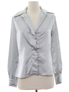 Womens Vintage 70s Secretary Shirts at RustyZipper.Com Vintage Clothing