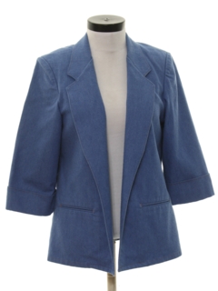 1970's Womens Boyfriend Style Blazer Sport Coat Jacket