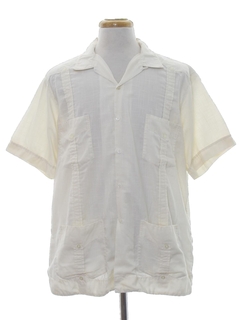 1980's Mens Guayabera Shirt