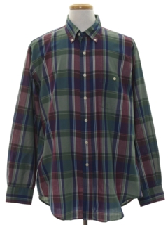 1990's Mens Plaid Shirt