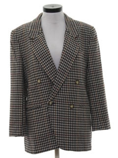 1980's Womens Boyfriend Style Blazer Sport Coat Jacket