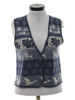 1980's Womens Sweater Vest