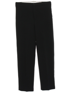 1980's Womens Black Knit Pants