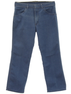 1970's Mens Straight Leg Denim Jeans Pants