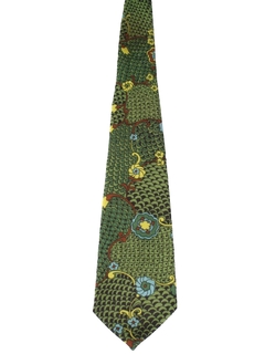 1960's Mens Psychedelic Wide Necktie