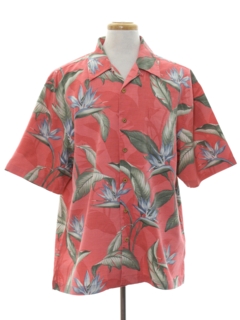 1990's Mens Jamaica Jaxx Silk Hawaiian Shirt