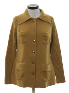 1970's Womens Mod Sweater Jacket