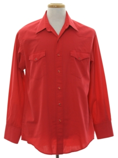 1980's Mens Western Shirt