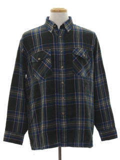 Mens Vintage 80s Flannel Shirts at RustyZipper.Com Vintage Clothing