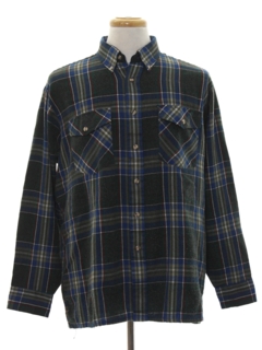 1980's Mens Flannel Shirt