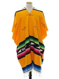 1980's Unisex Hippie Poncho Jacket