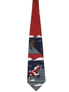 1980's Mens Christmas Necktie