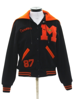 1980's Womens Wool Letterman Jacket