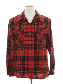1960's Mens Wool Board Style Sport Shirt