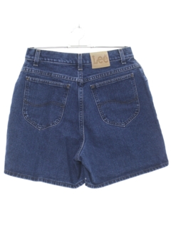1990's Womens Lee High Waisted Denim Shorts