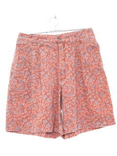 1990's Womens High Waisted Pleated Shorts