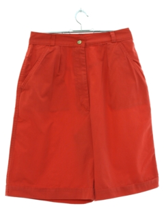 1990's Womens High Waisted Pleated Shorts