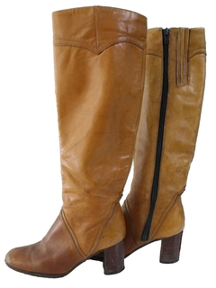 1970's Womens Accessories - Leather Boots Shoes