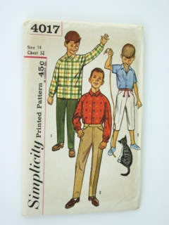 1950's Mens/Boys Pattern