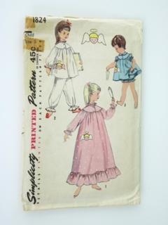 1950's Womens/Girls Pattern