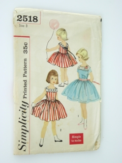 1950's Womens/Girls Pattern