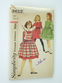 1960's Womens/Girls Pattern