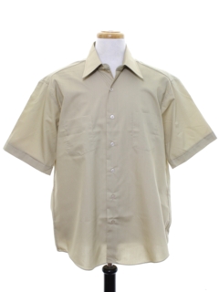 1980's Mens Solid Shirt