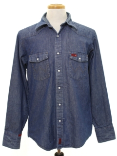 1990's Mens Western Work Shirt