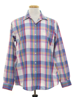 1980's Mens Preppy Shirt