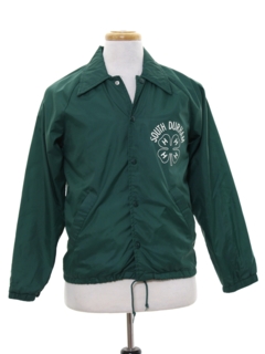 1970's Mens Champion 4H Windbreaker Snap Jacket