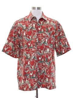 1990's Mens Hawaiian Style Shirt