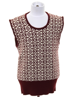 1970's Unisex Girls or Boys Sweater Vest