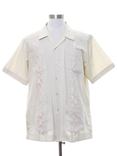 1980's Mens Guayabera Shirt