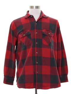 Mens Vintage Cotton Flannel Shirts at RustyZipper.Com Vintage Clothing