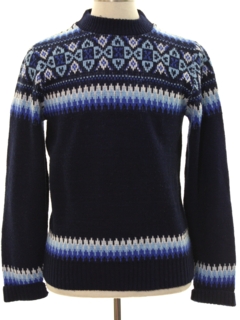 1980's Mens Totally 80s Ski Sweater