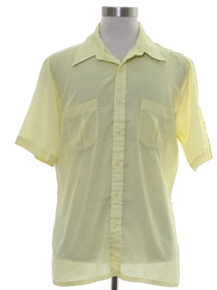 1970's Mens Mod Sport Shirt